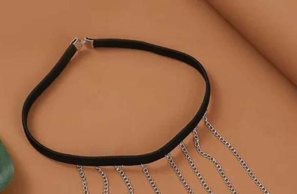 Multi Layered Leg Chain In Silver - Picture 2 of 3